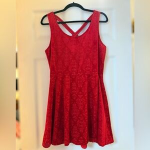 Candies Juniors Velvet Skater Dress